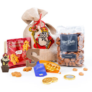 Jute snoepzak van Sinterklaas deluxe